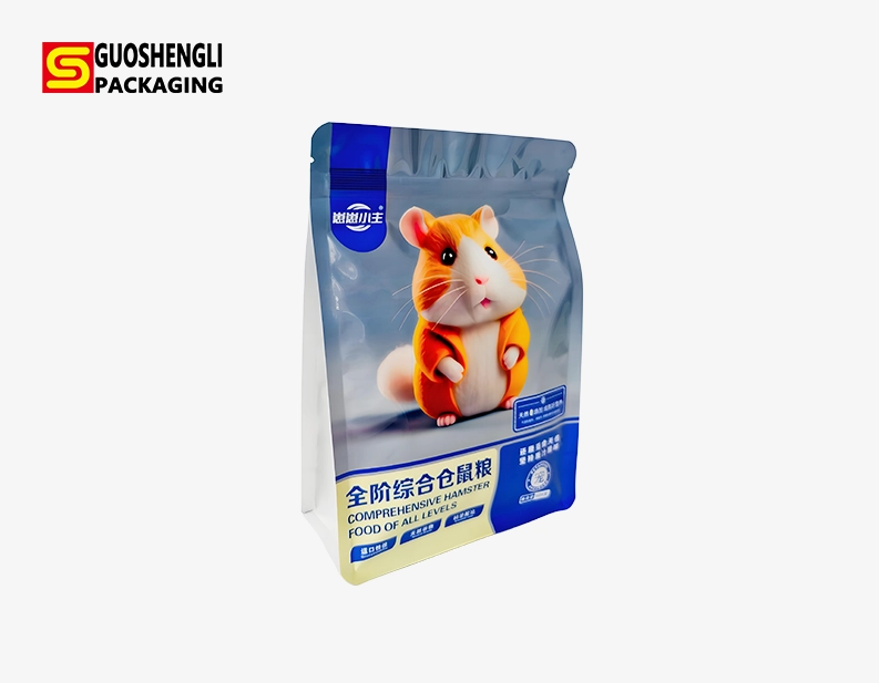 250g custom flat bottom pouch